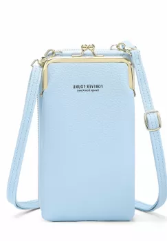 Portofel tip geanta, Angela PT825, albastru imagine