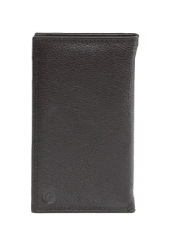Portofel unisex, Amaris PT1356, piele naturala, Maro inchis imagine