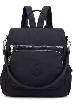 Rucsac dama Aila GT1842, antifurt, material textil, negru imagine