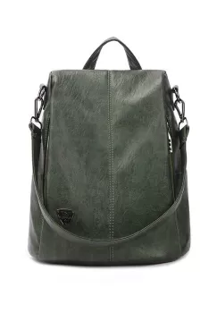 Rucsac dama, Averi GT1850, antifurt, model verde imagine
