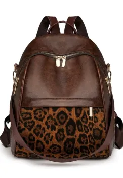Rucsac dama, Eleadora GT3637, Maro imagine