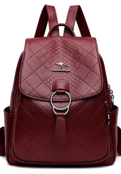 Rucsac dama, Greta GT742, bordo imagine