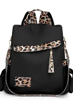 Rucsac dama, Iulissa GT3764, antifurt, Negru imagine