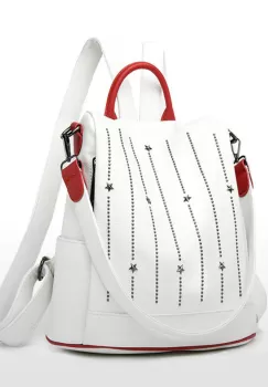 Rucsac dama, Lea GT1844, antifurt, model alb imagine