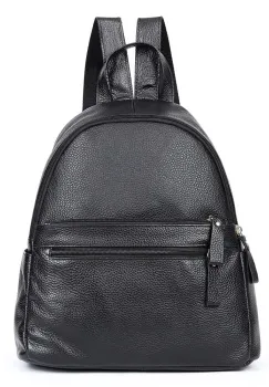 Rucsac dama, Lotus GT3068, piele naturala, Negru imagine