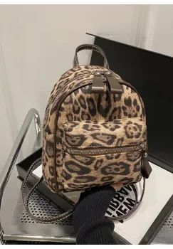 Rucsac dama, Luania GT3639, Animal print imagine