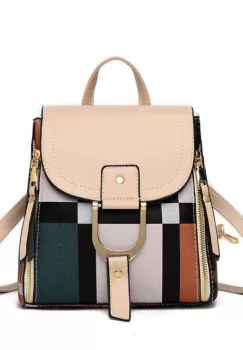 Rucsac dama, Prema GT572, model alb - multicolor imagine