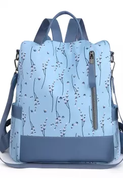 Rucsac dama, Ulyana GT2512, antifurt, Albastru imagine