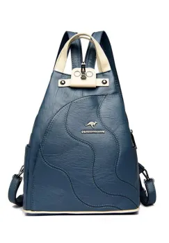 Rucsac dama, Viella GT3594, Albastru/Crem imagine