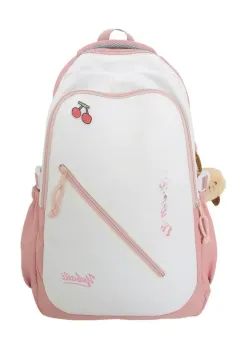 Rucsac dama, Ysoria GT3687, Alb/Roz imagine