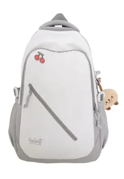 Rucsac dama, Ysoria GT3688, Alb/Gri imagine
