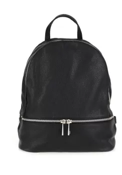 Rucsac dama Zaira GT613, piele naturala, negru imagine
