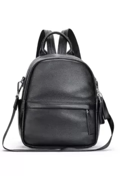 Rucsac de dama, Anouk GT2738, piele naturala, Negru imagine