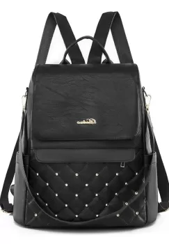 Rucsac de dama, Elanor GT2636, antifurt, Negru imagine