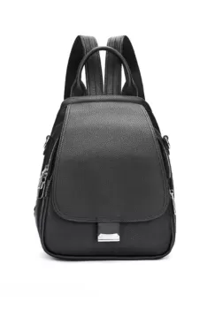 Rucsac de dama, Persephone GT2741, piele naturala, Negru imagine