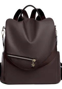 Rucsac de dama, Thessaly GT3062, antifurt, Maro imagine