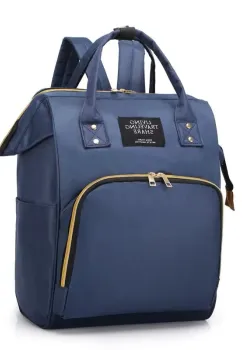 Rucsac multifunctional pentru mamici, Taisia GT3698, Albastru inchis imagine