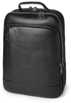 Rucsac pentru barbati ,8528-3, piele naturala, Negru imagine