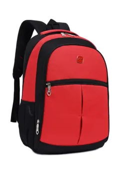 Rucsac pentru barbati, Leontis GT3212, Rosu/Negru imagine