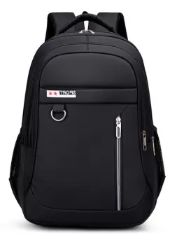 Rucsac pentru barbati, Louis GT2139, Negru/Alb imagine