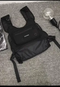 Rucsac tip vesta unisex, Zevikar GT3760, Negru imagine