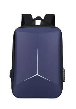 Rucsac unisex, Lorcan GT3750, port USB, Albastru imagine