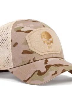 Sapca pentru barbati, SP080, Crem militar imagine
