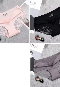 Set 3 perechi de chiloti pentru dama, CH036, Multicolor imagine