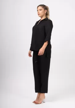 Bluza LaDonna din vascoza neagra imagine