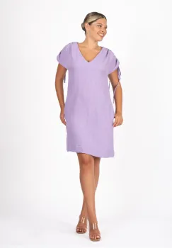 Rochie casual vascoza cu maneci reglabile imagine