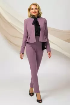 Sacou elegant cu volan la baza imagine