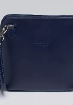 Geanta crossbody, bleumarin din piele naturala imagine