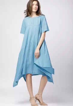 Rochie A-line in colturi turcoaz imagine