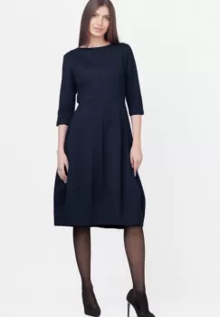 Rochie lalea din jerseu de bumbac, bleumarin imagine