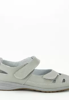 Balerini gri din piele naturala 5115 M4 Confort imagine