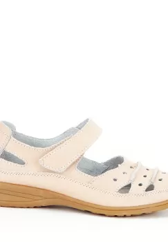 Balerini piele naturala Diana roz M4 imagine