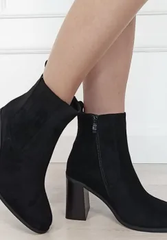 Botine negre elegante 1619 115 imagine