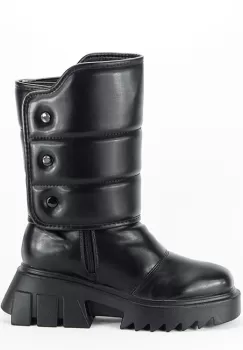 Cizme negre de iarna HOT2029 imagine