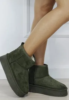 Cizme scurte dama verde oliv PU-13 M3 imagine