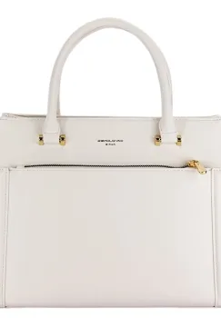 Geanta alba David Jones CM6994A 11 imagine