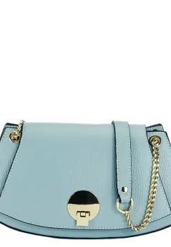 Geanta albastra eleganta din piele naturala 1488 122 imagine