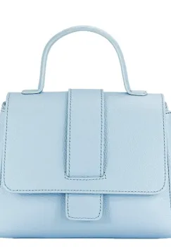 Geanta albastru deschis din piele naturala 1047 123 imagine