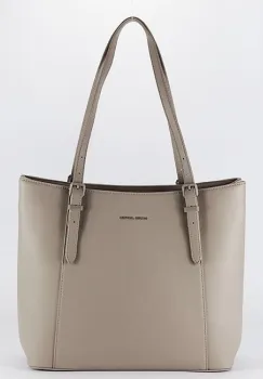 Geanta bej David Jones Paris de talie mare CM7674 M13 imagine