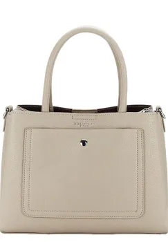 Geanta bej FloraCO Paris F8518 11 imagine