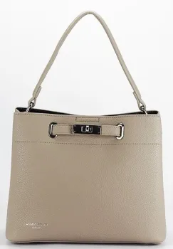 Geanta bej medie FloraCO Paris F8510 M3 imagine