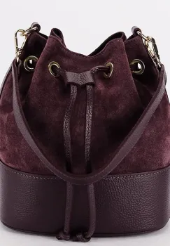Geanta bordo tip sac din piele naturala 1313 M9 imagine