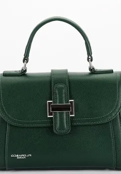 Geanta casual verde FLORACo F8538 11 imagine
