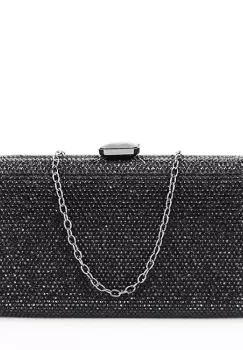 Geanta clutch cu pietricele BJH-715 06 Negru imagine