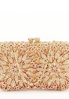Geanta clutch de lux auriu ME-1134 06 imagine