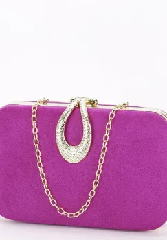 Geanta clutch eleganta fucsia inchis BJH-756 05 imagine